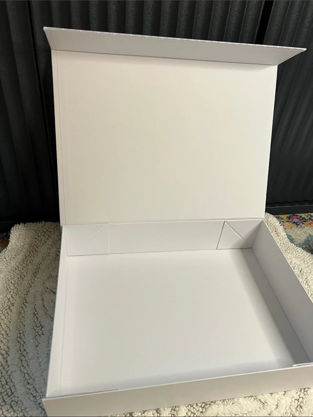Johnny Was Set of 2 Magnetic Gift Box Keepsake Storage Display Boxes 14”x10”x3”